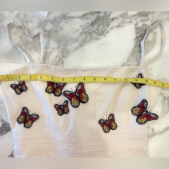 AGUA BY AGUA BENDITA
Lima Appliquéd Tiered Linen Maxi Dress - Picture 5 of 7